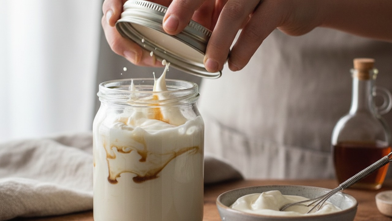 Make the maple-vanilla cream