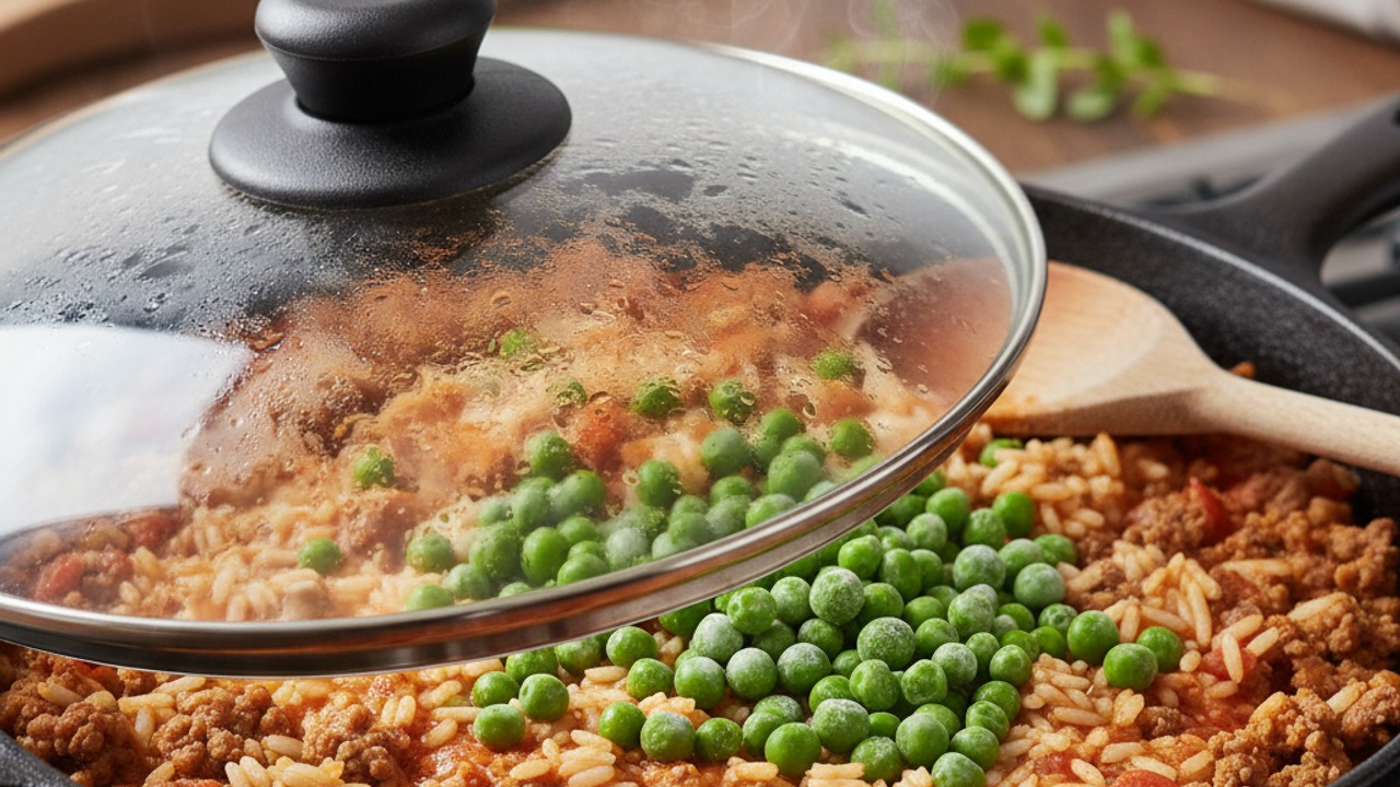 Simmer until rice is tender