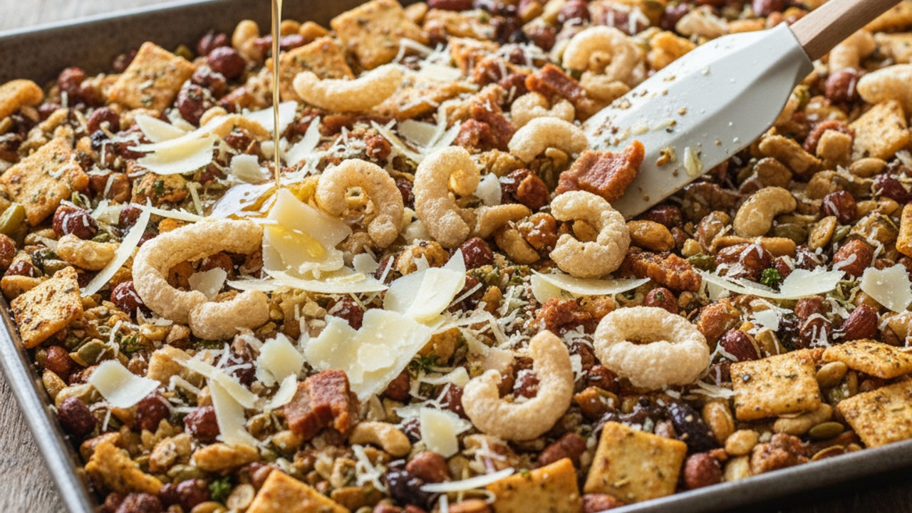 Combine with pork rinds and cheese