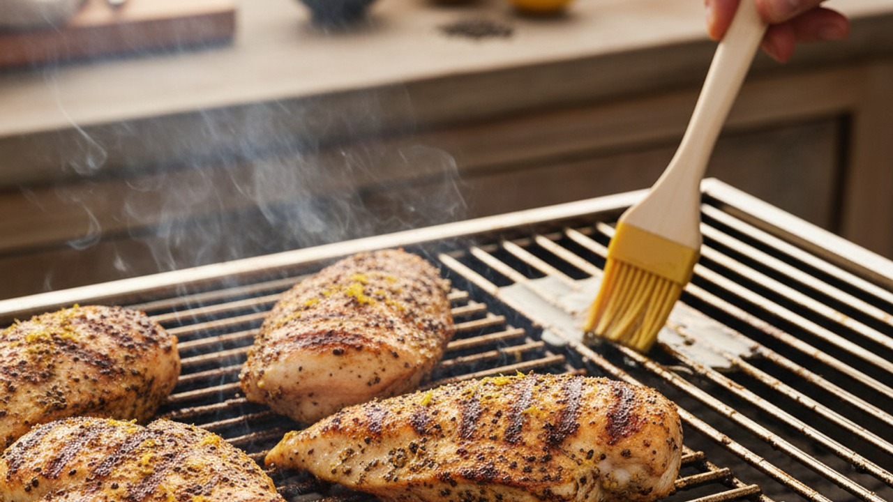 Sear over direct heat