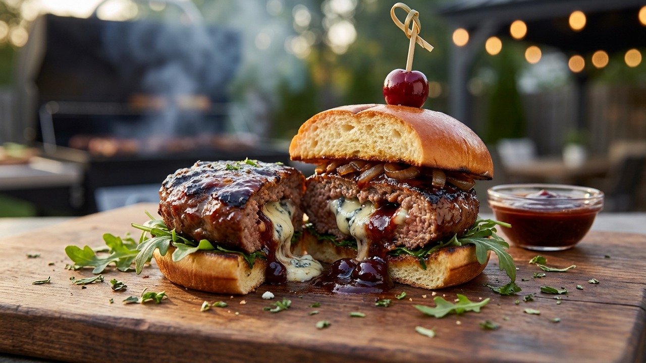 Blue Cheese Juicy Lucy