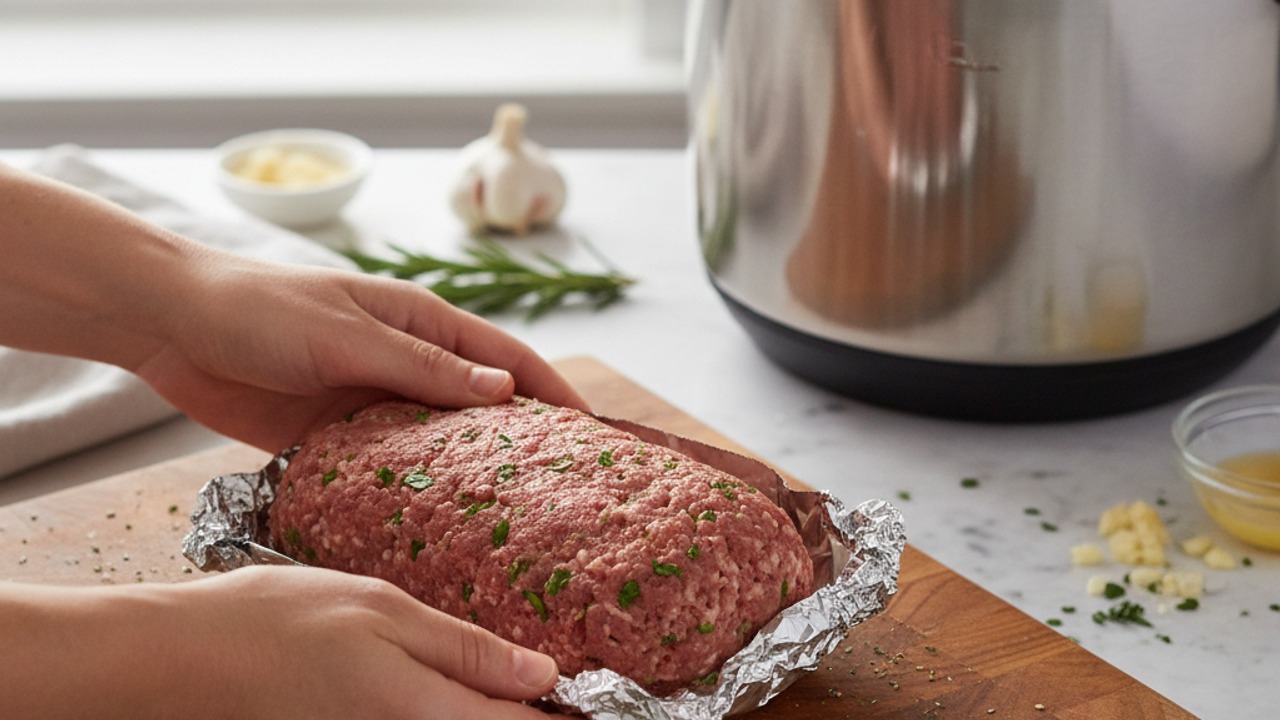 Shape and prepare the Instant Pot