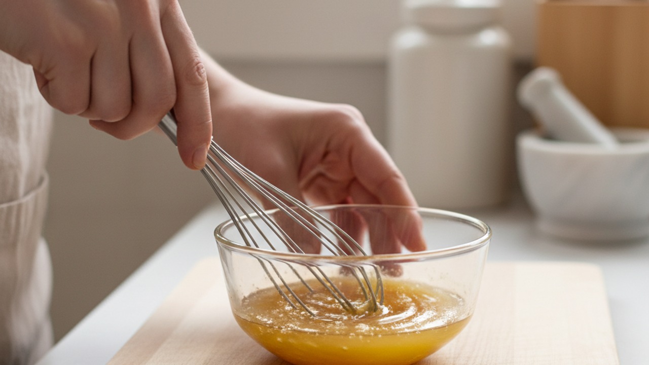 Whisk the honey-garlic glaze