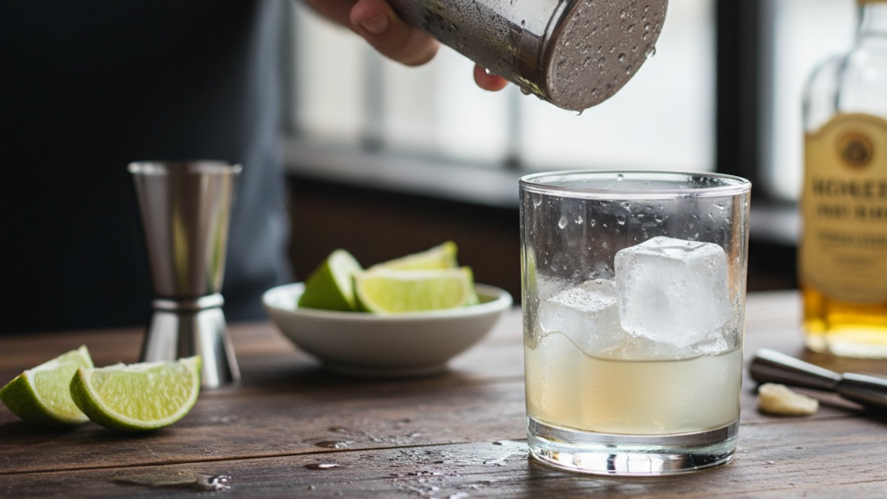 Shake the margarita