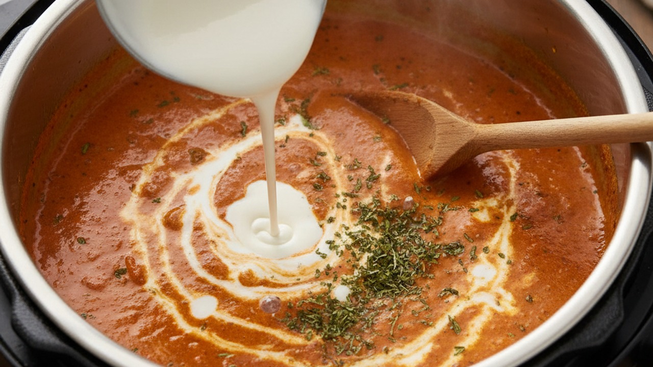 Finish with cream and kasuri methi