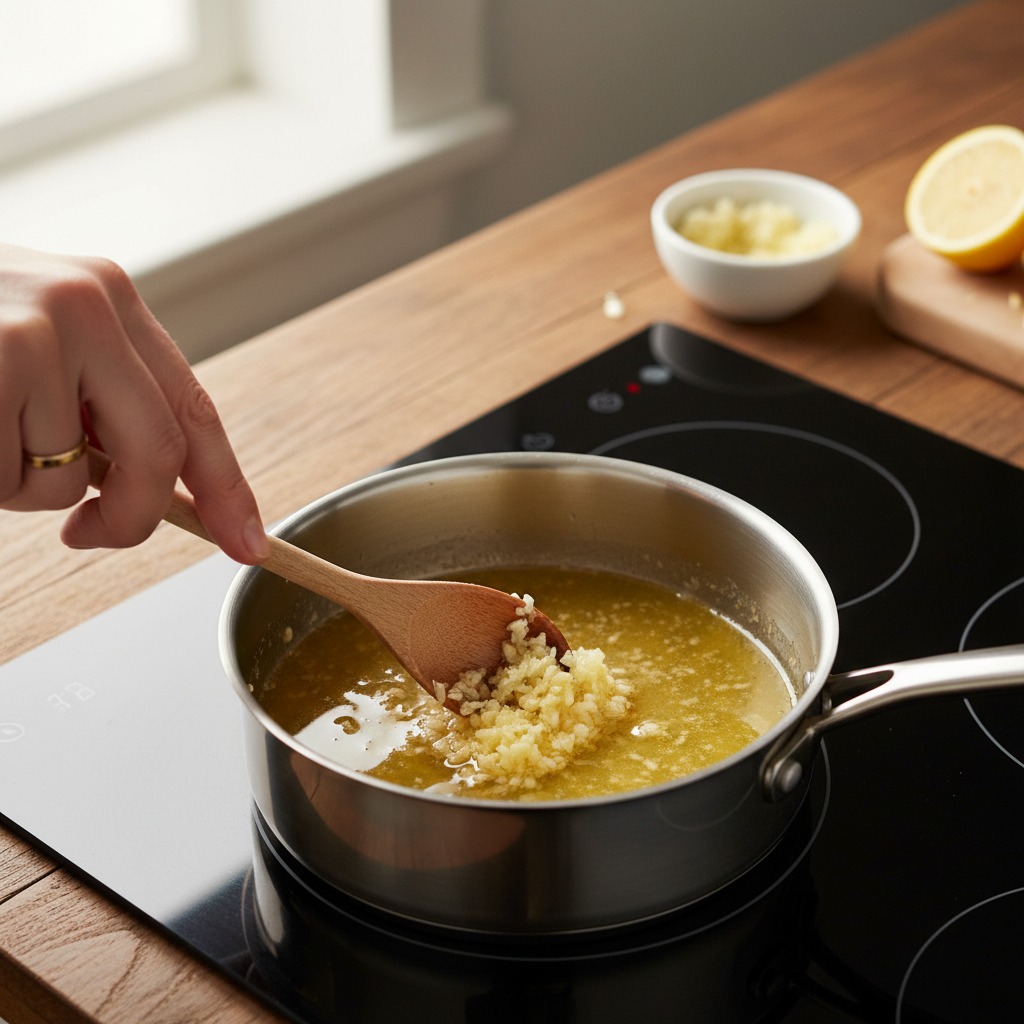 Make the garlic butter
