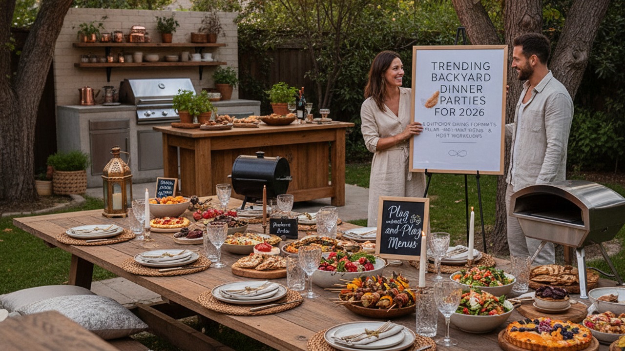 Trending Backyard Dinner Parties for 2026: 8 Outdoor Dining Formats, Plug‑and‑Play Menus & Host Workflows