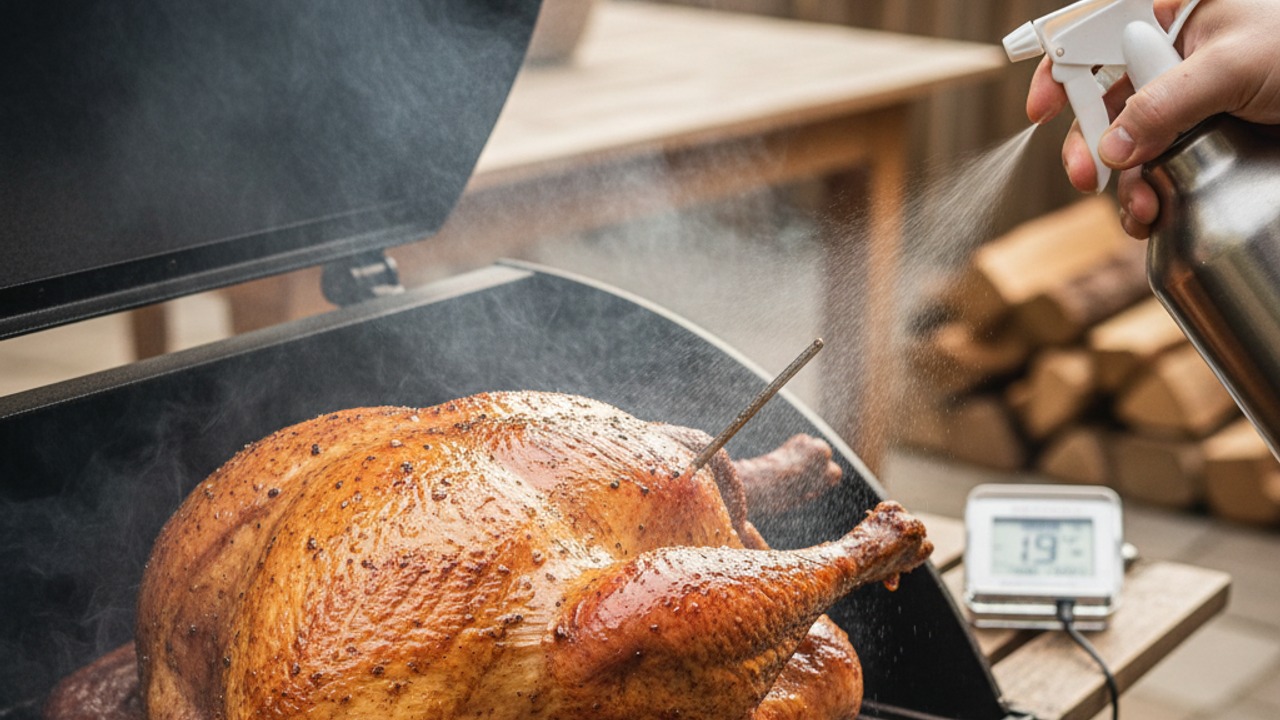 Smoke low and slow until initial temperature
