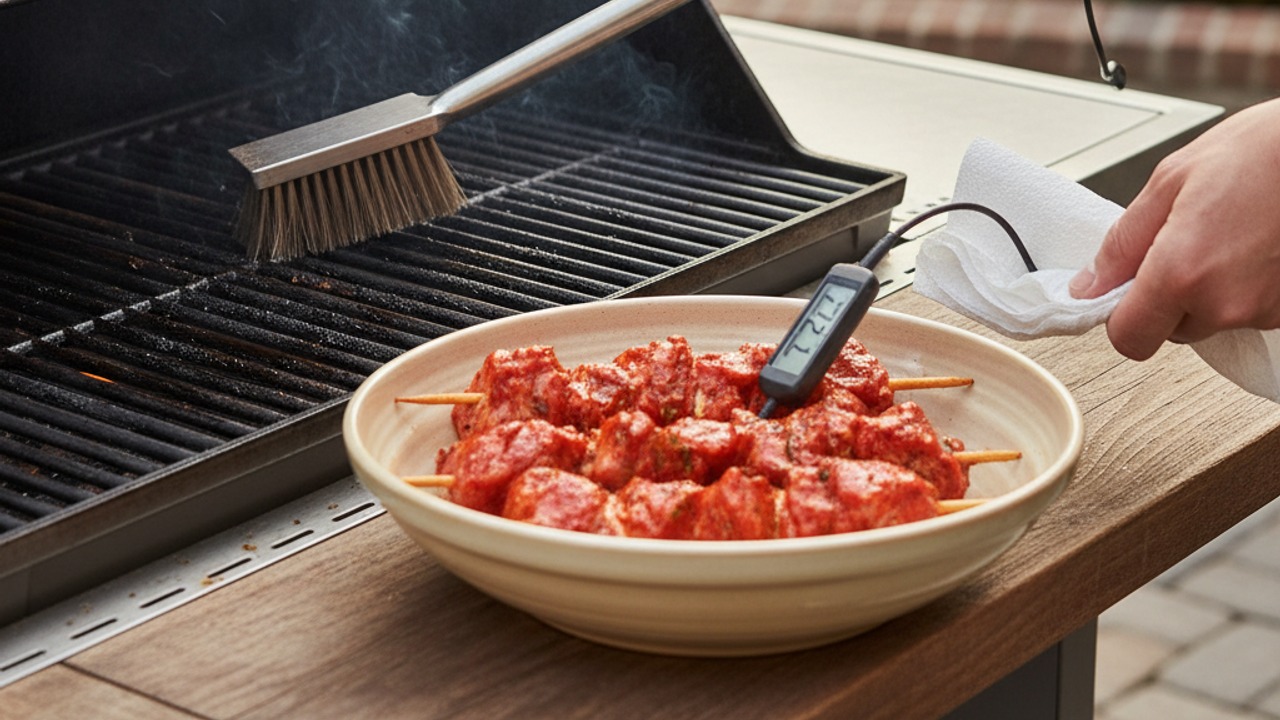 Prepare the grill