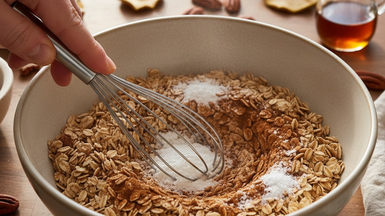Mix dry ingredients