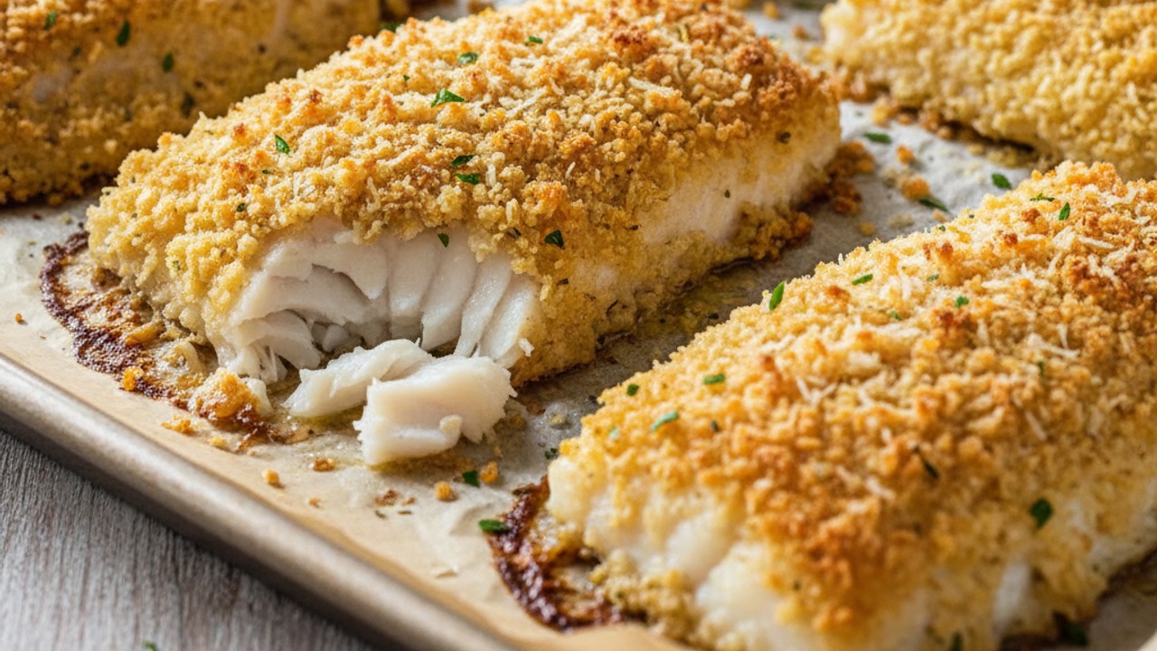 Bake until flaky and crisp