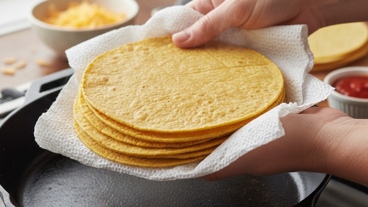 Warm tortillas