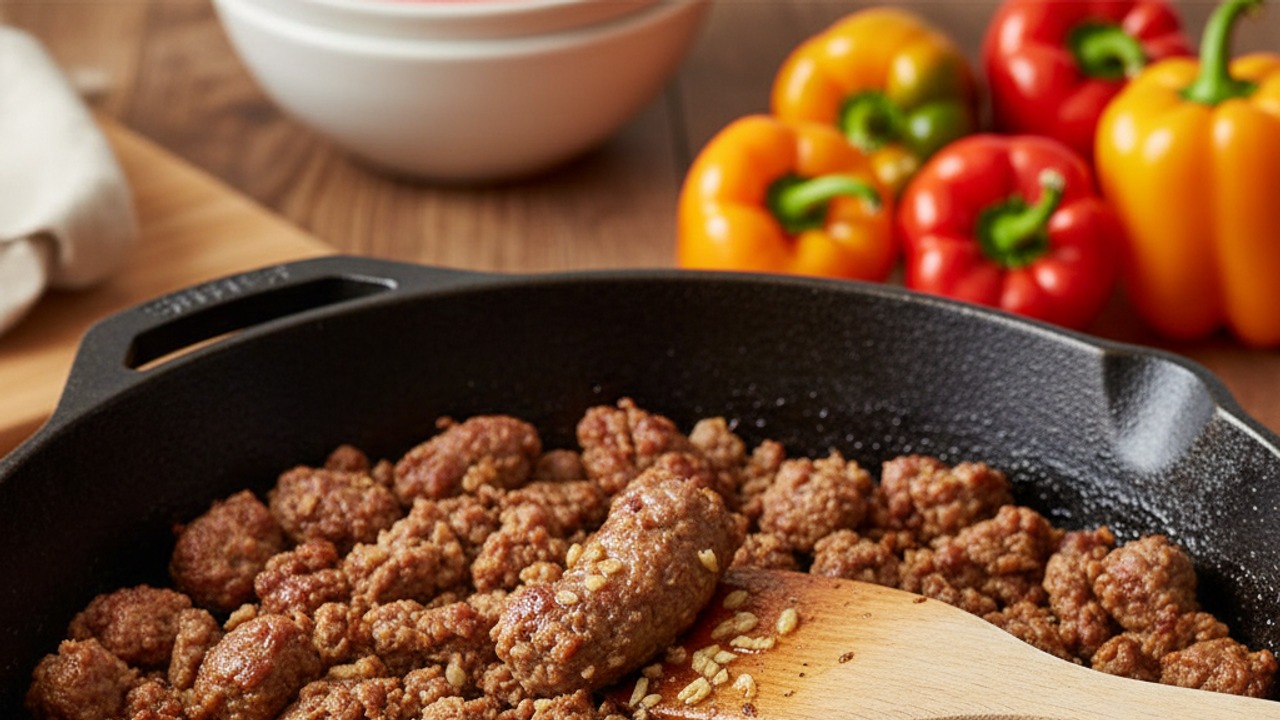 Cook the sausage