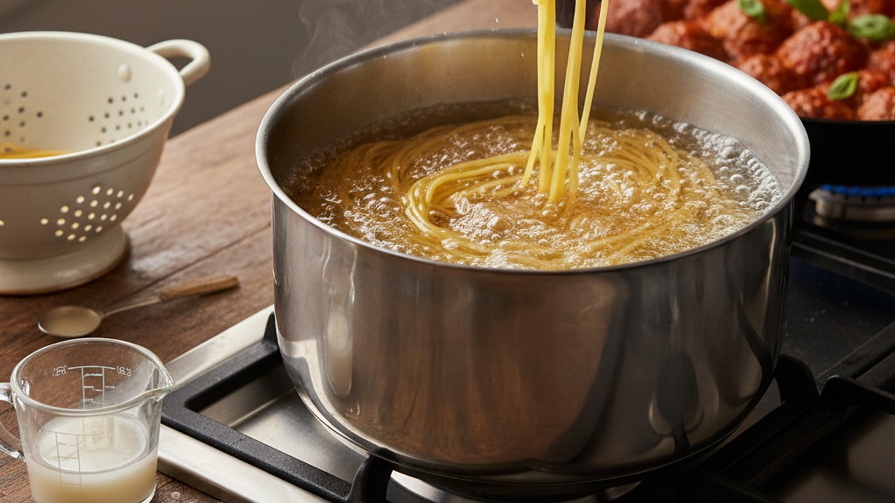 Cook the pasta