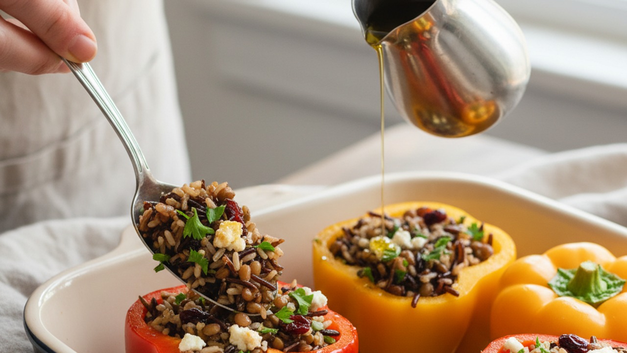 Stuff the peppers