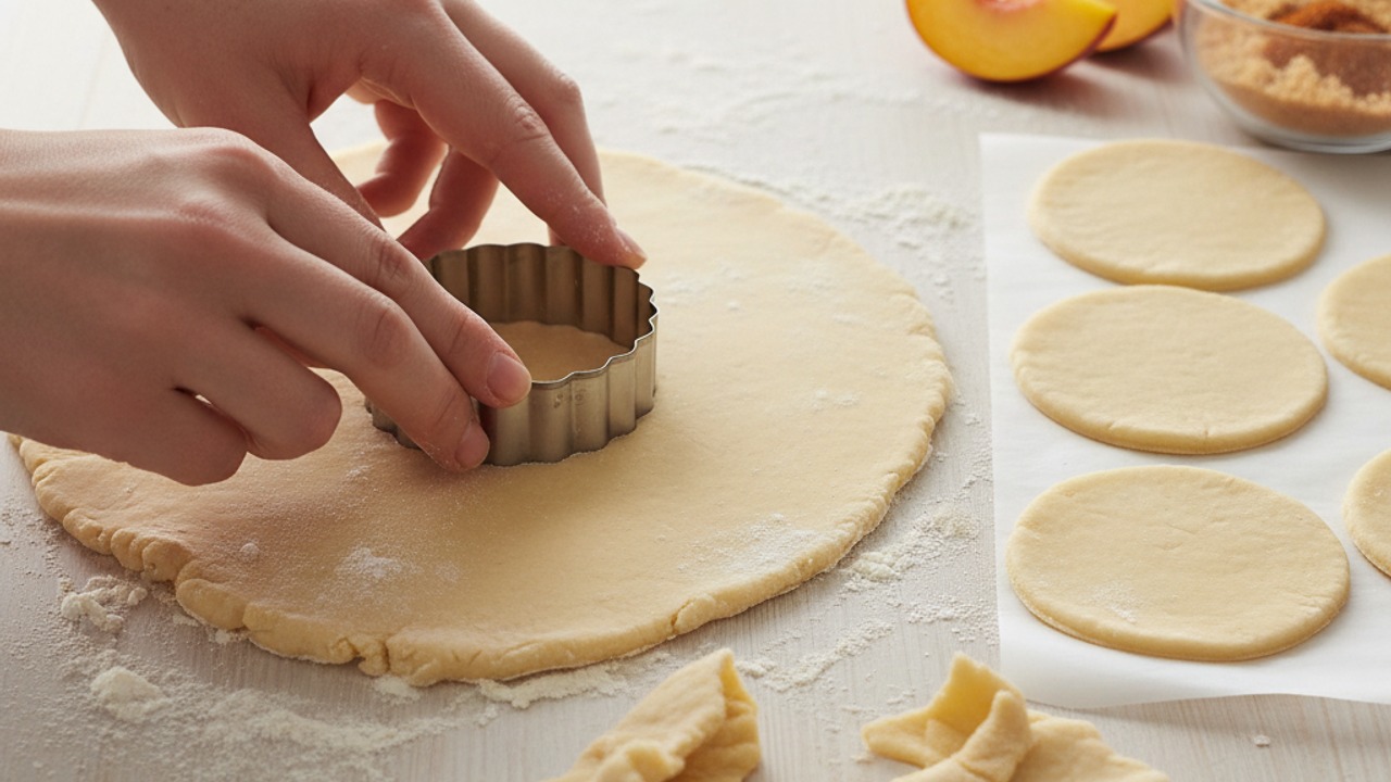 Prepare and cut the dough