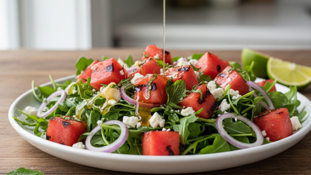 Assemble and dress the salad