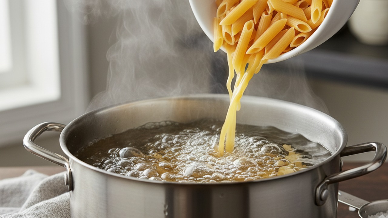 Cook the pasta