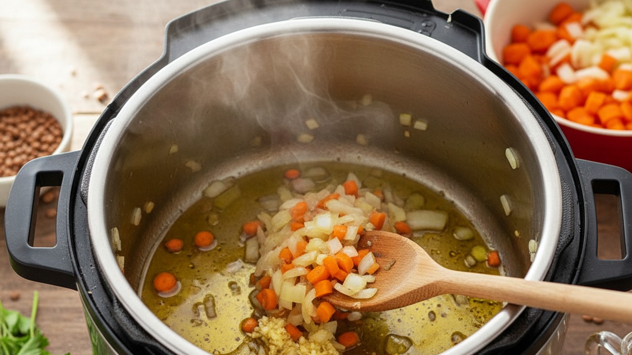 Sauté the aromatics