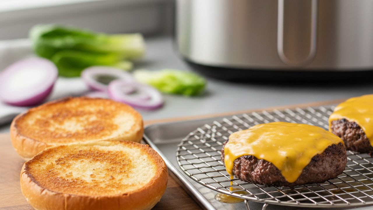 Toast buns and rest patties