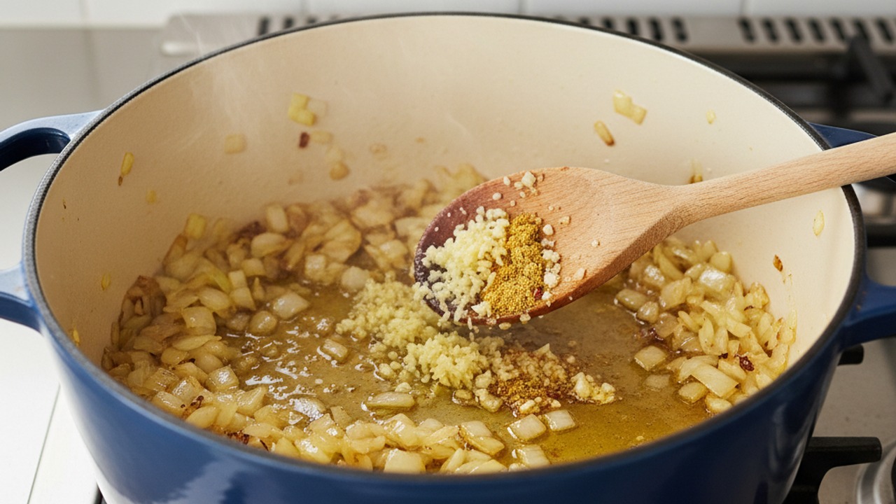 Sauté aromatics