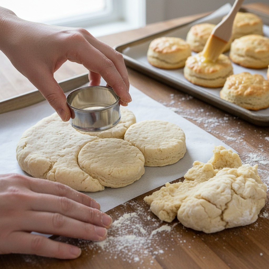 Cut and bake biscuits