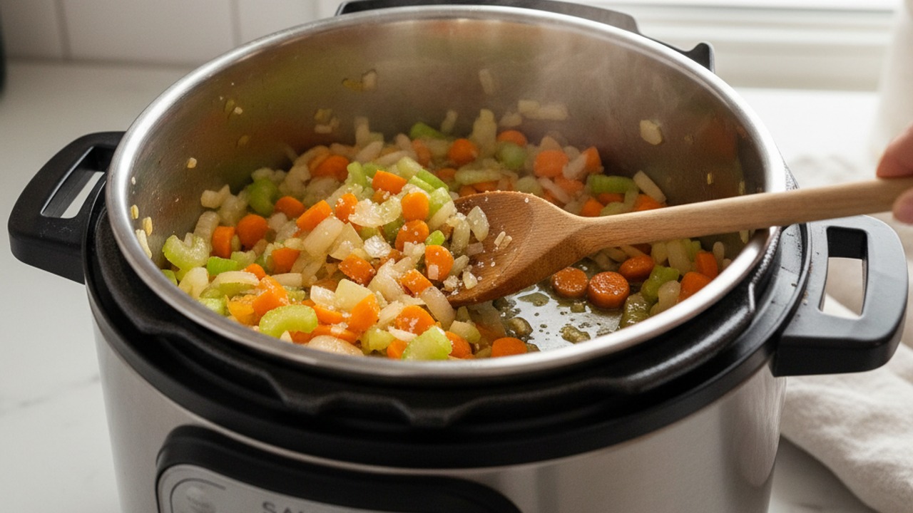 Sauté aromatics