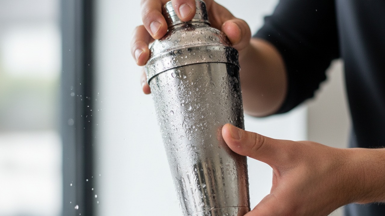 Shake until cold