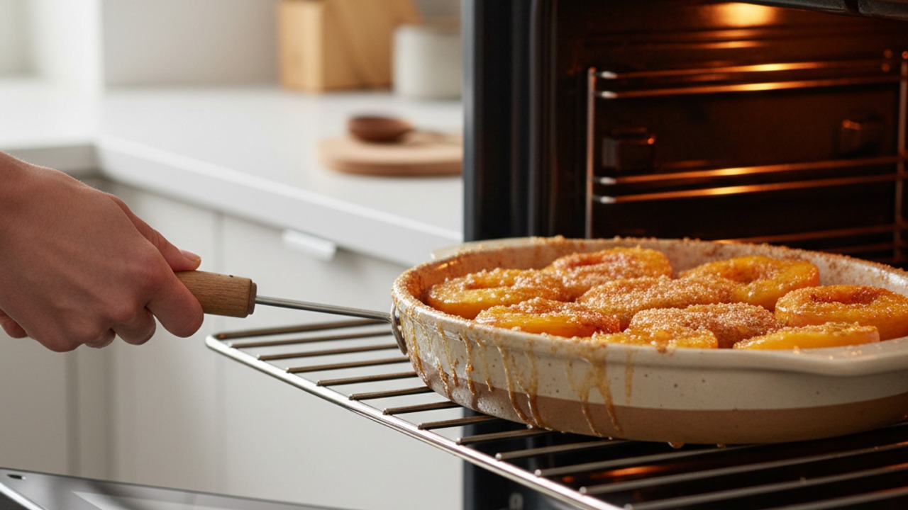 Optional quick broil for extra caramel