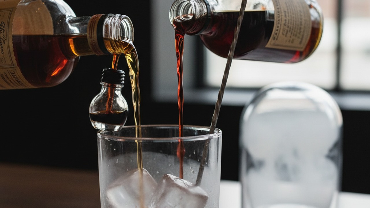 Build and stir the Manhattan