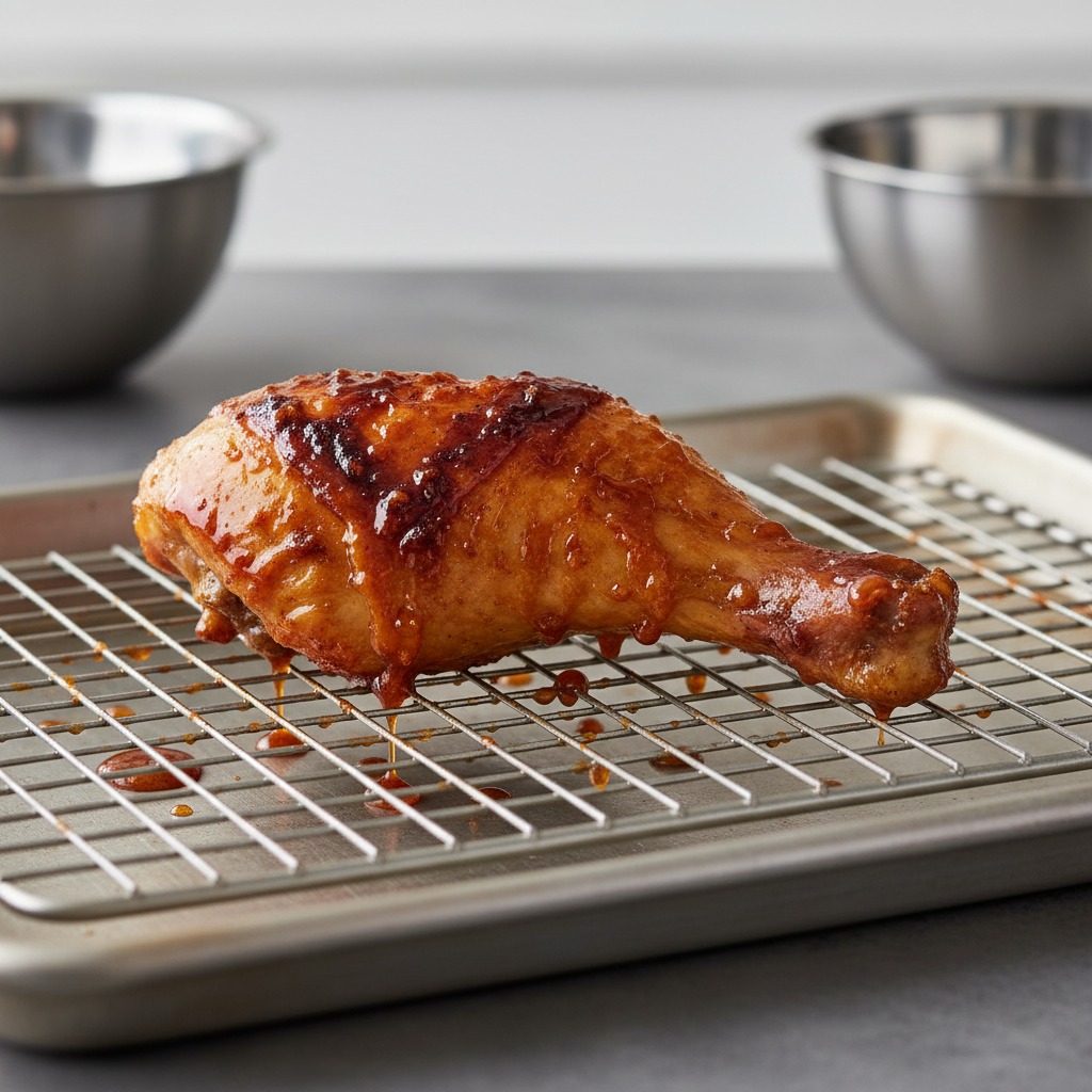 Drain and dry the chicken