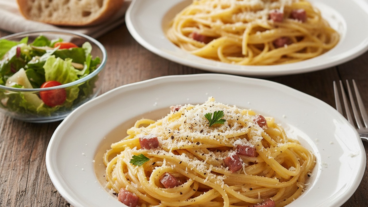 Serve and garnish