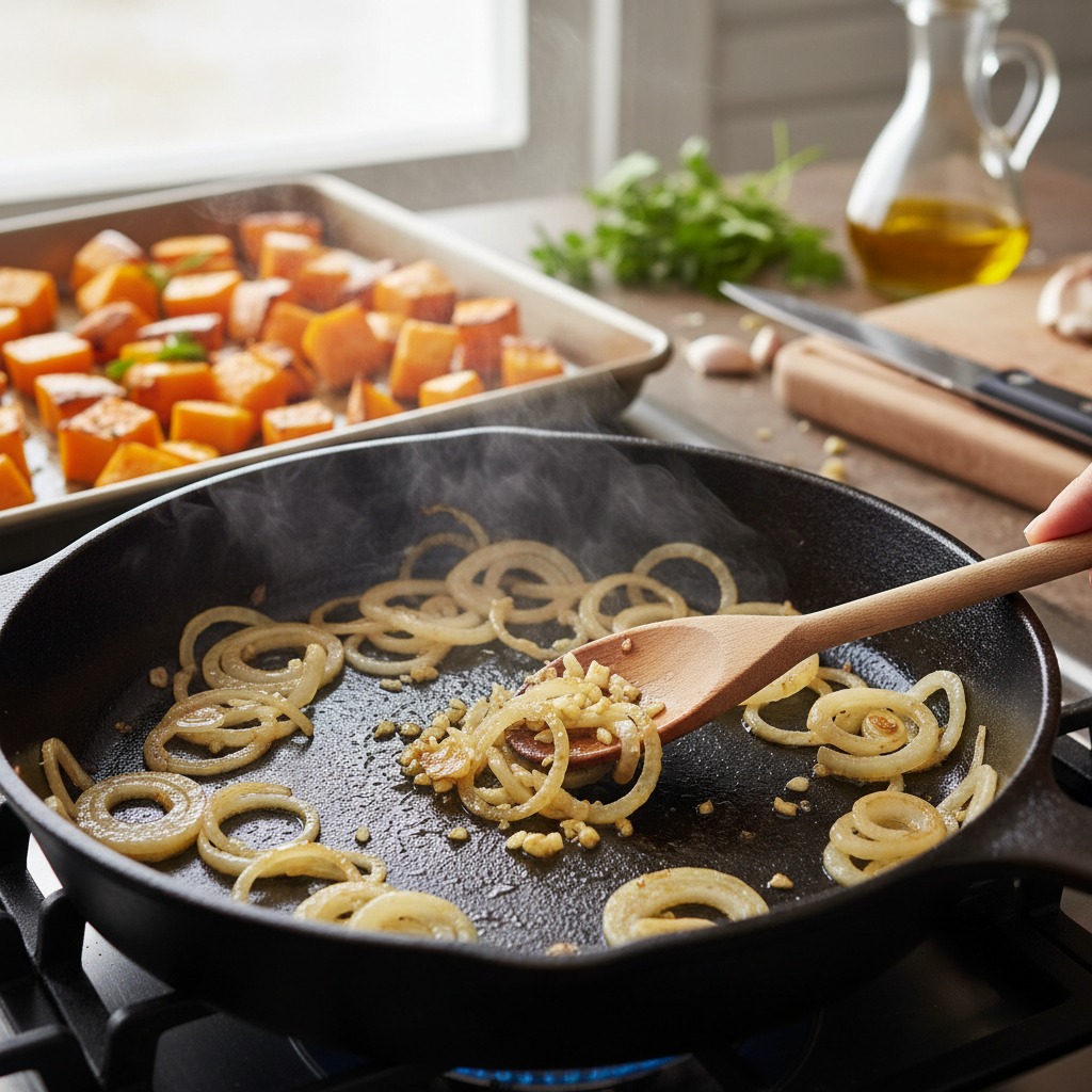 Sauté aromatics