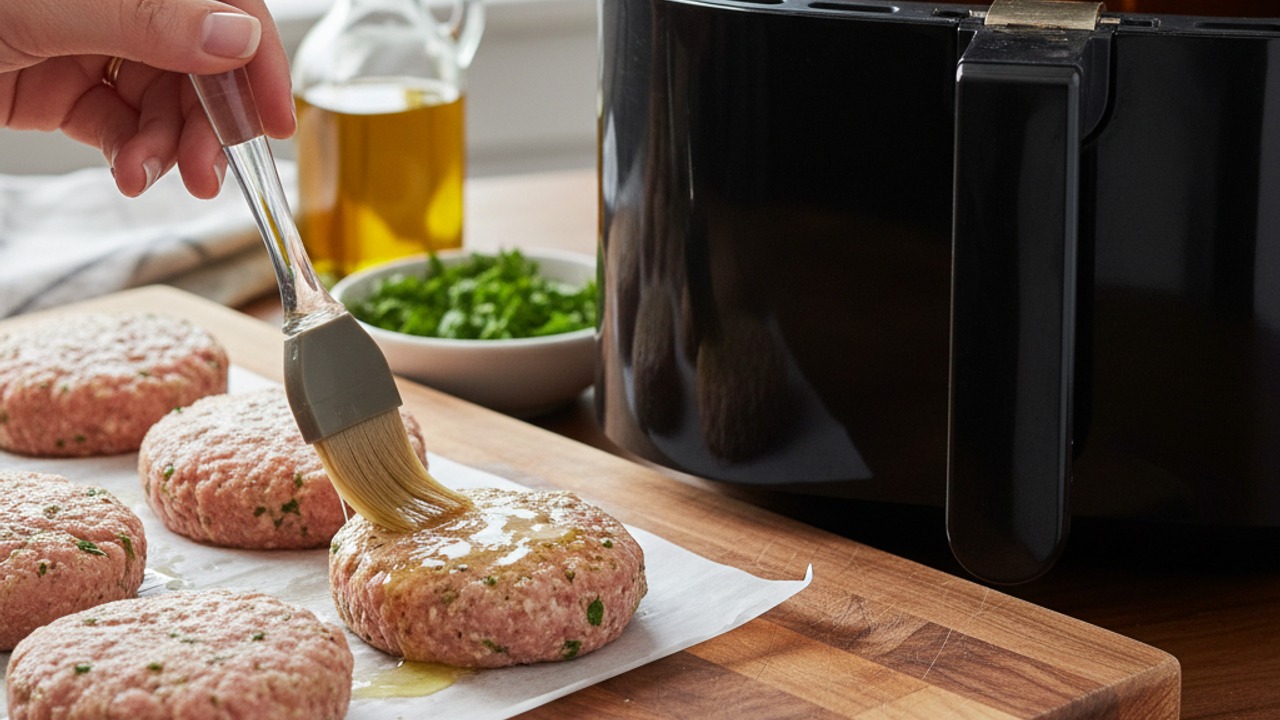 Prepare the air fryer