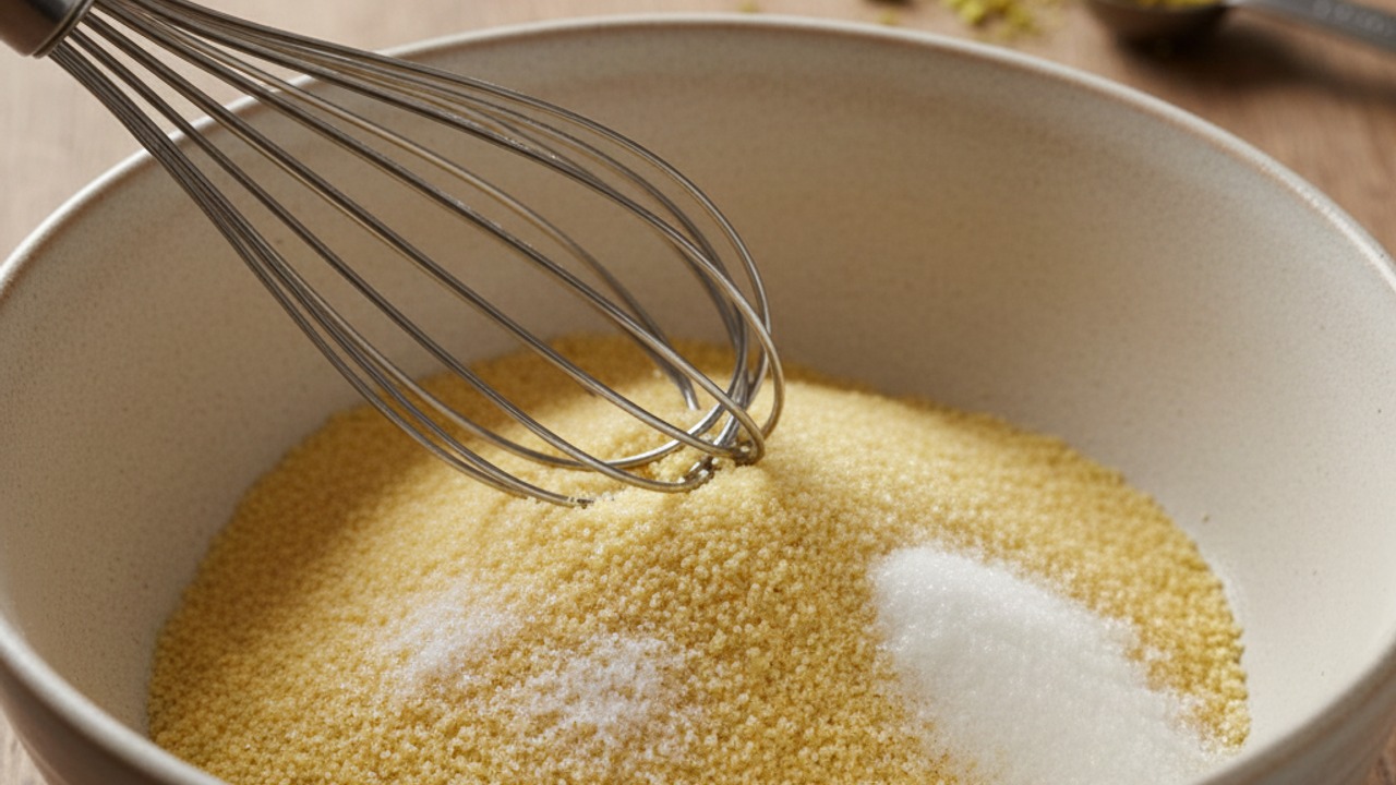 Combine dry ingredients