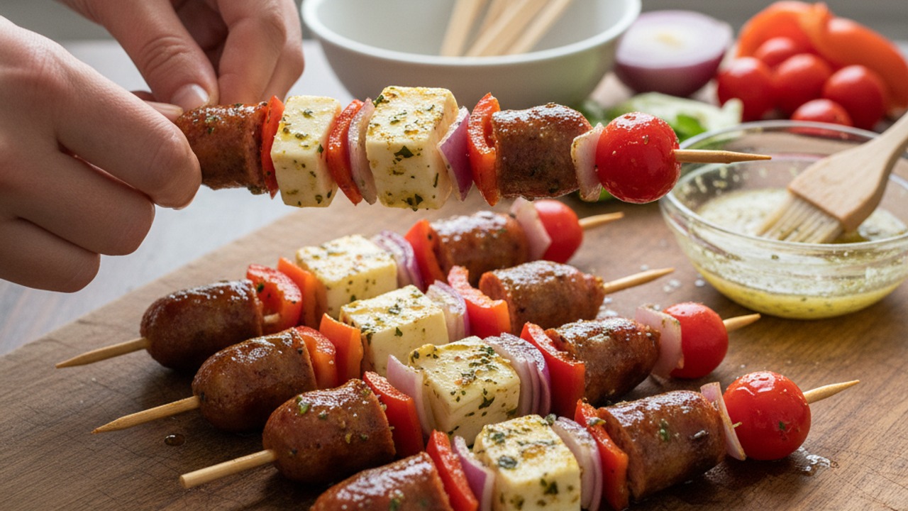Assemble the kabobs