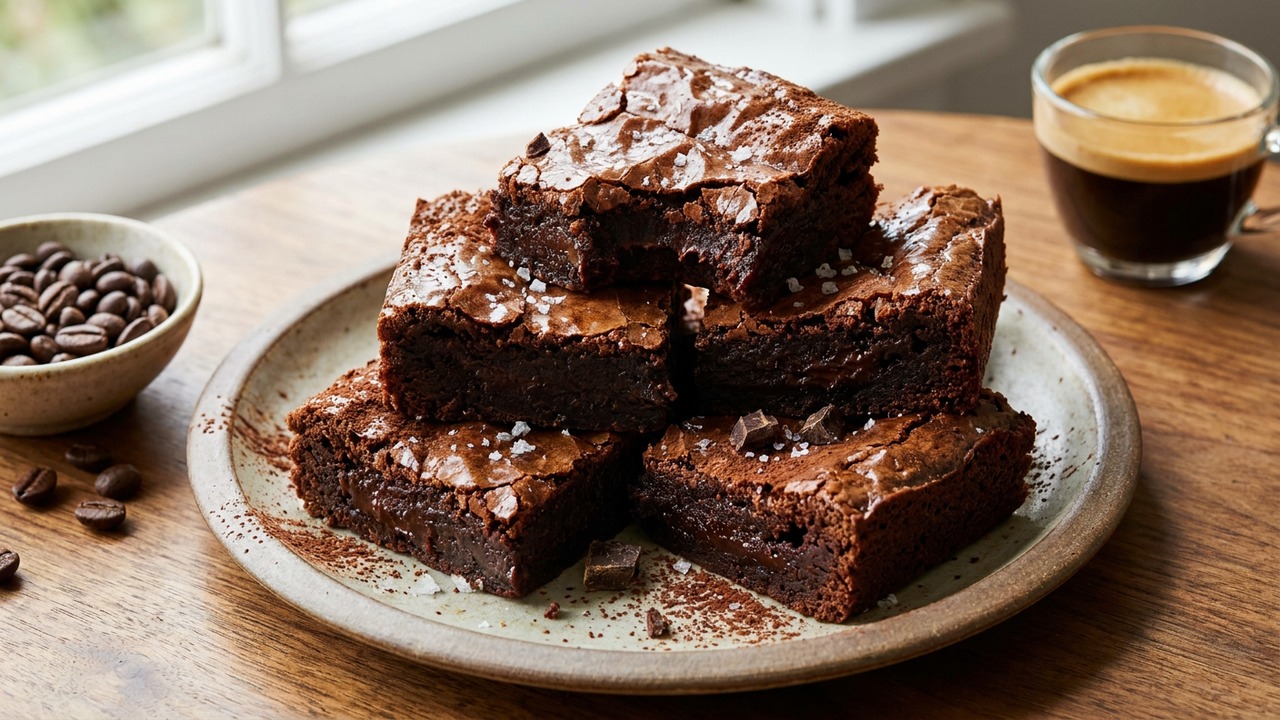 Ultimate Fudgy Bakery-Style Brownies with Brown Butter and Espresso