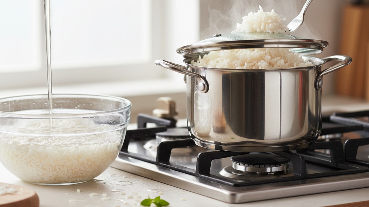 Cook the rice