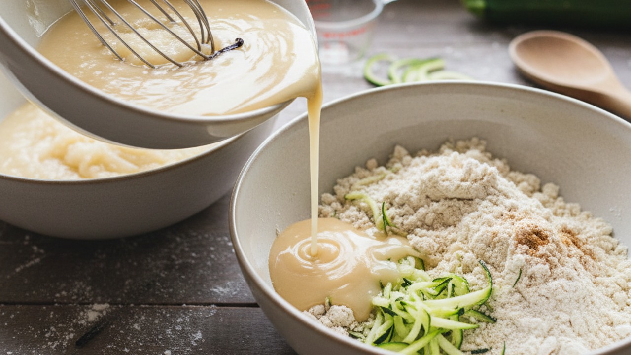 Combine wet ingredients