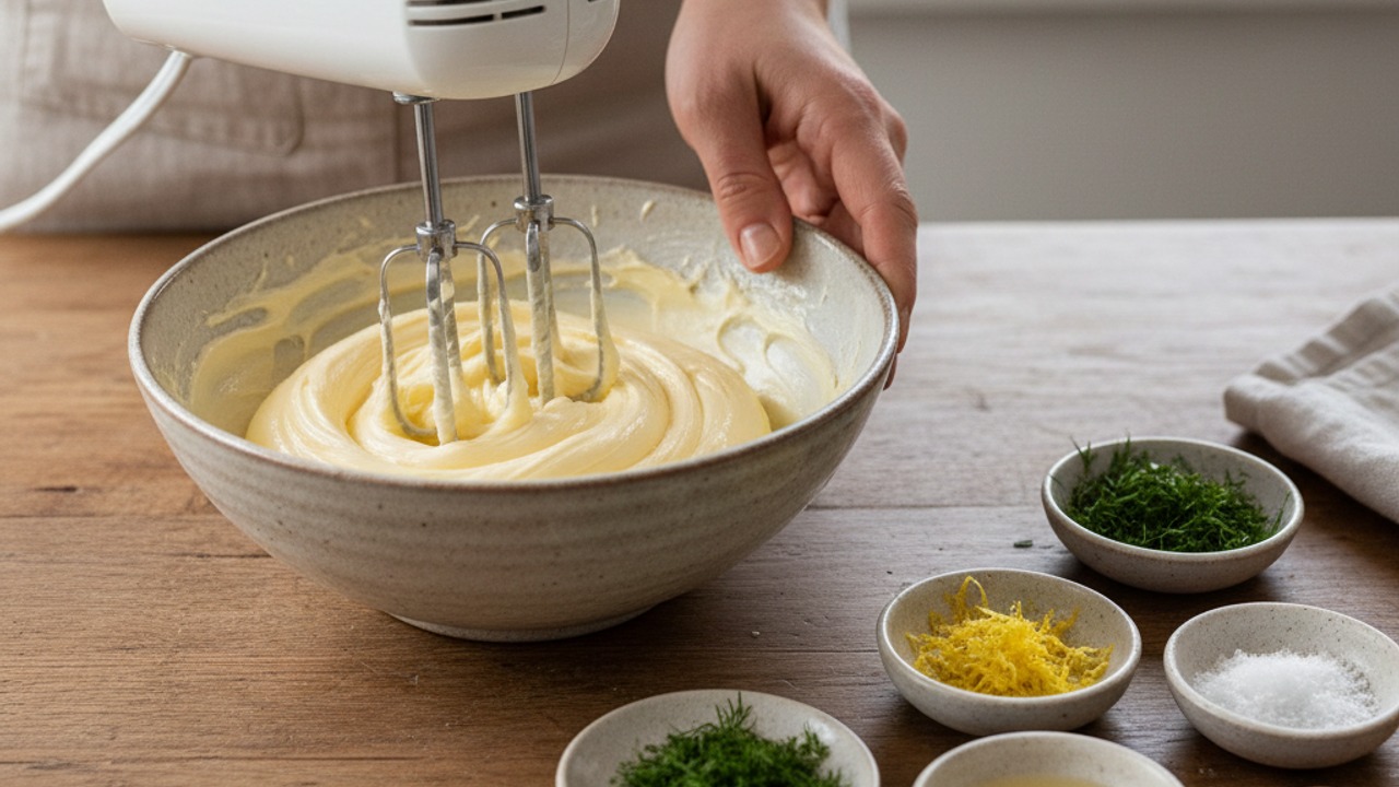 Make the dill-lemon butter