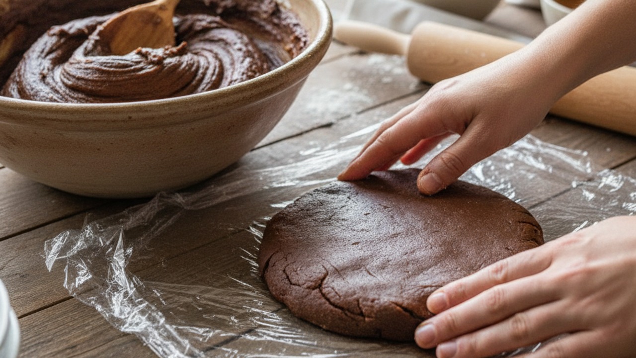 Combine to form dough and chill