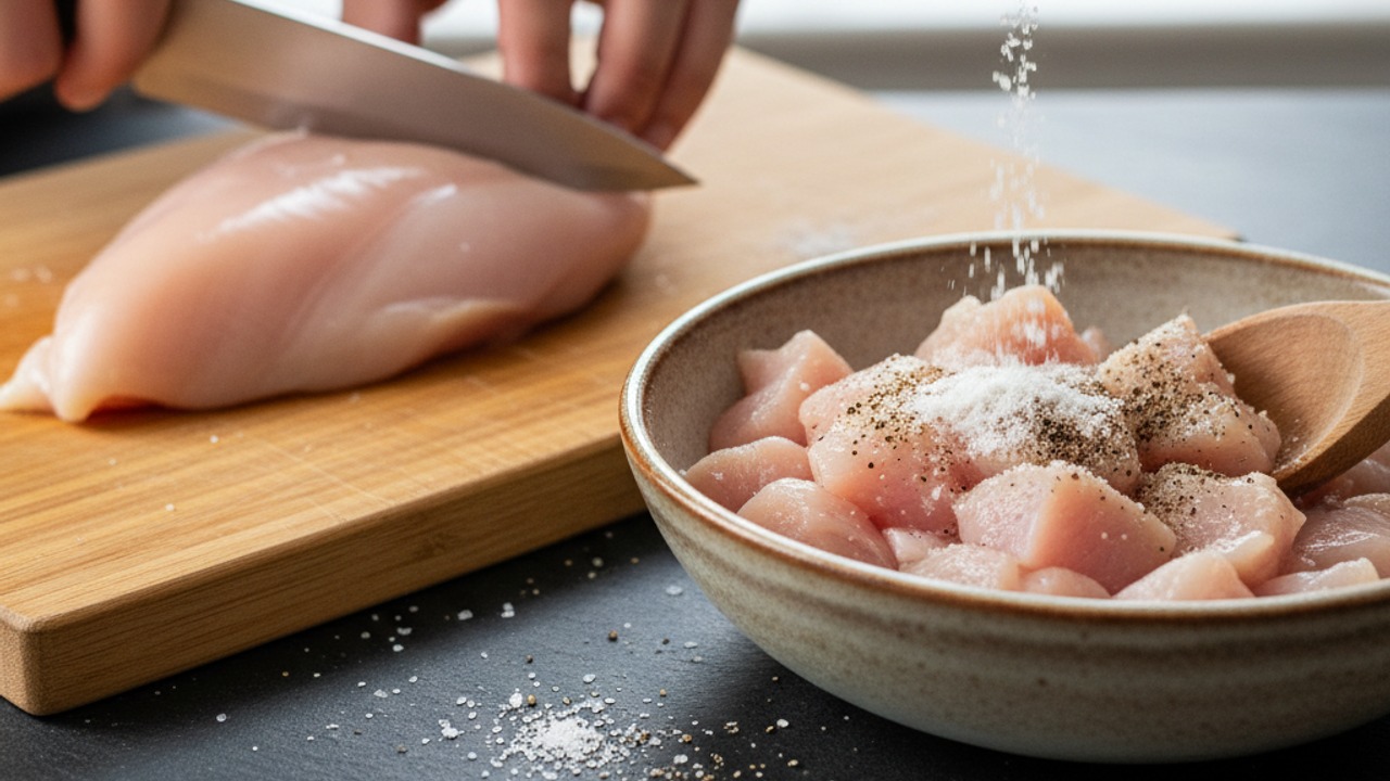 Prep and season the chicken