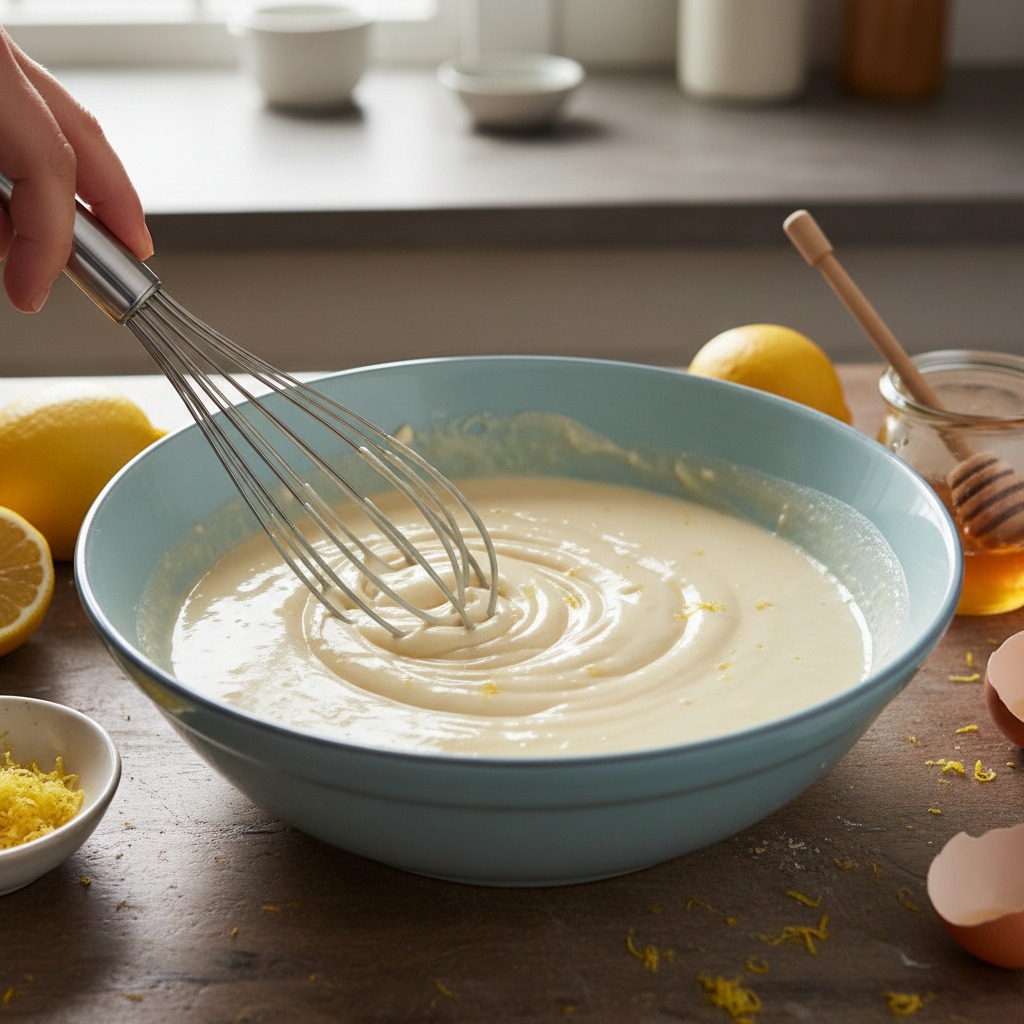 Whisk together wet ingredients