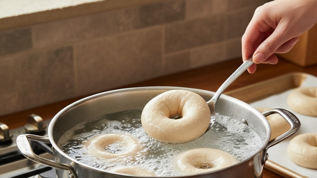 Boil the bagels