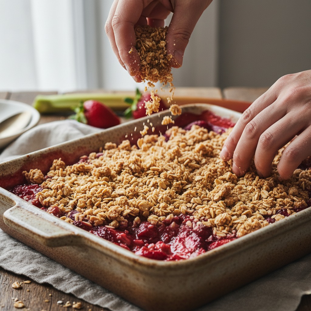 Top with reserved crumble