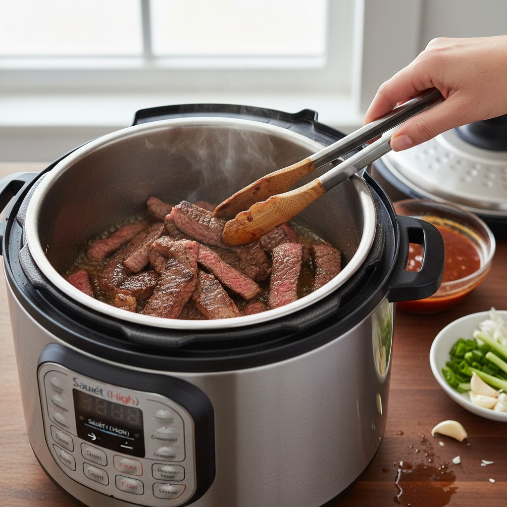 Sear and pressure cook in the Instant Pot
