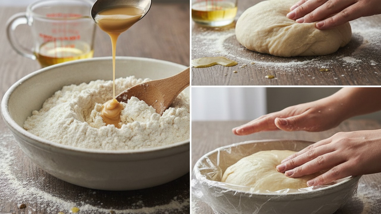 Make and rest the roti dough