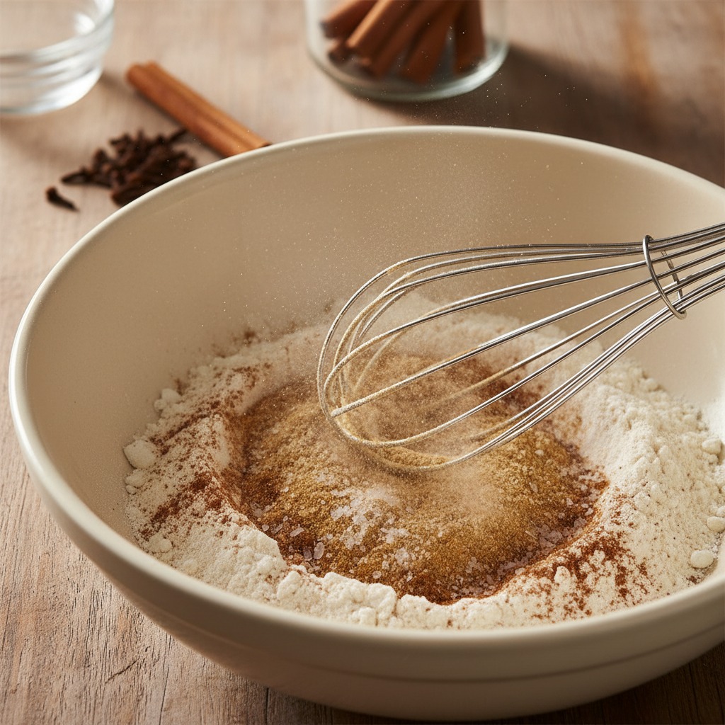Whisk dry ingredients