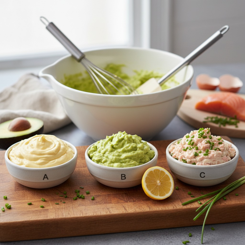 Create three flavor variations