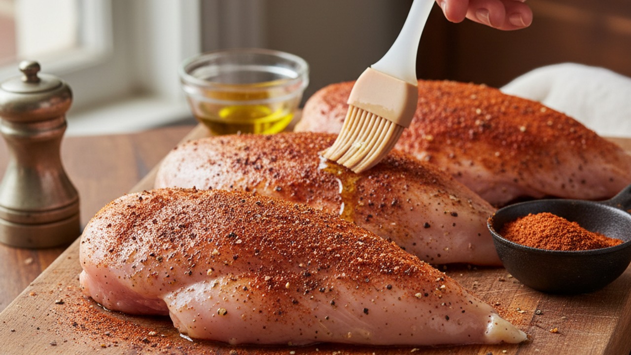 Apply a simple rub